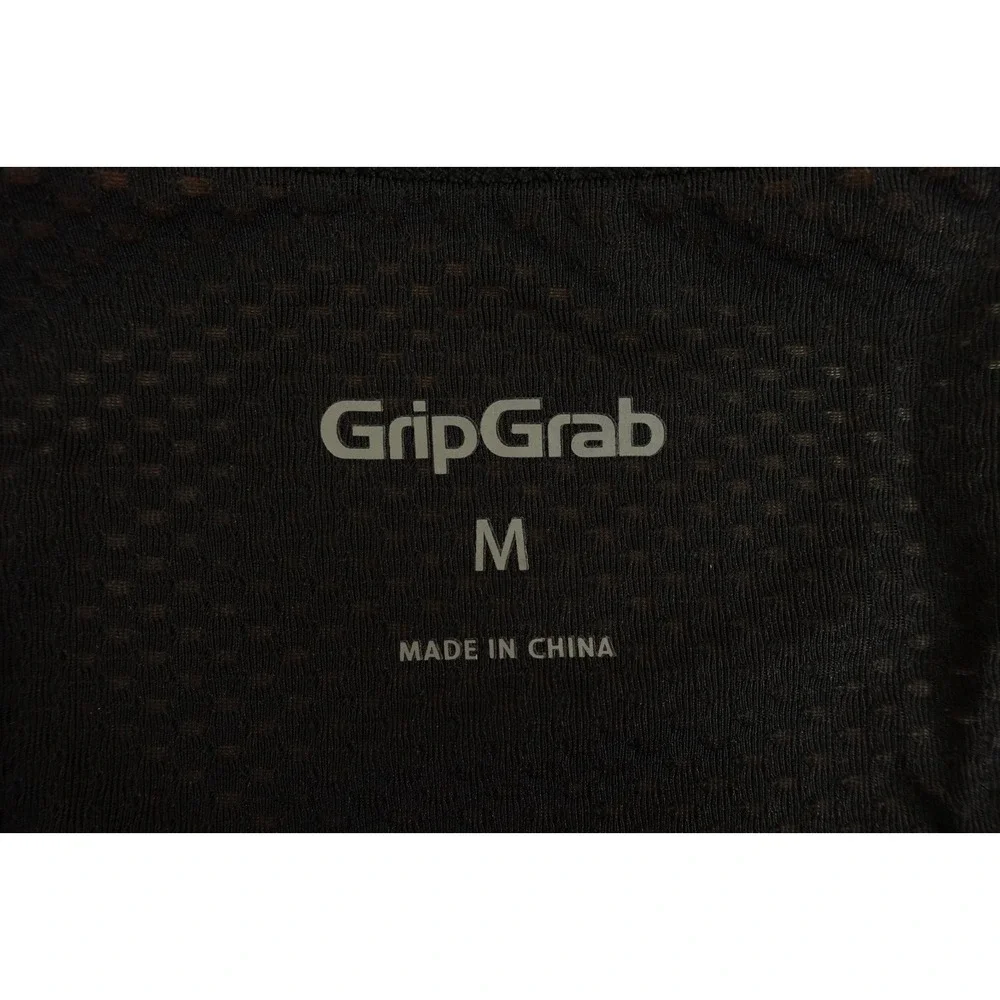 GripGrab Mens Medium Black Mesh Crew Neck Sleeveless Base Layer Tank Top NWOT - Picture 2 of 9